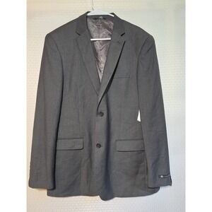 Charcoal‎  Gray Slim Fit  42/L 2 Button Blazer Sport Coat Jacket NWT